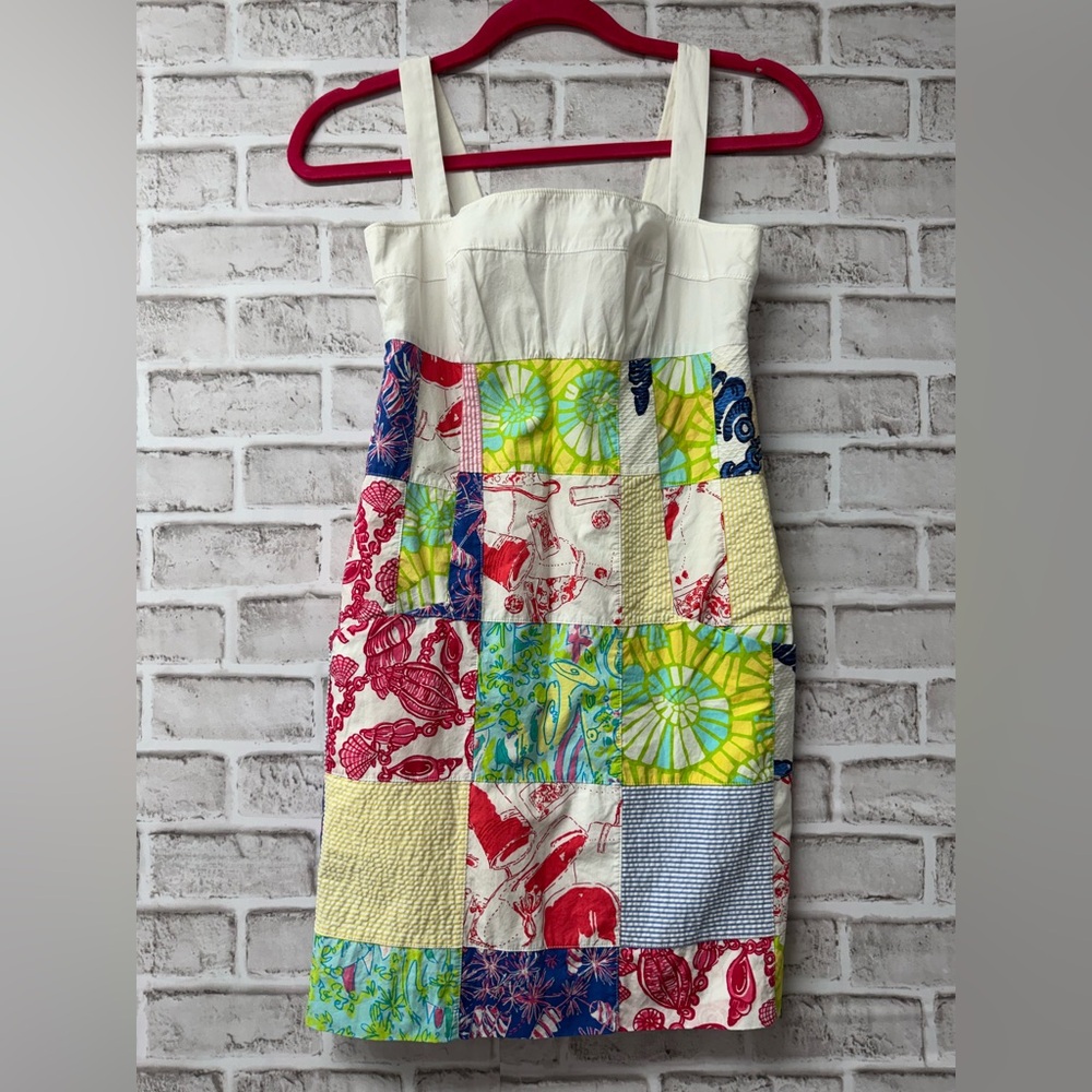 Lilly Pulitzer Patchwork Yesenia Square Sundress … - image 1